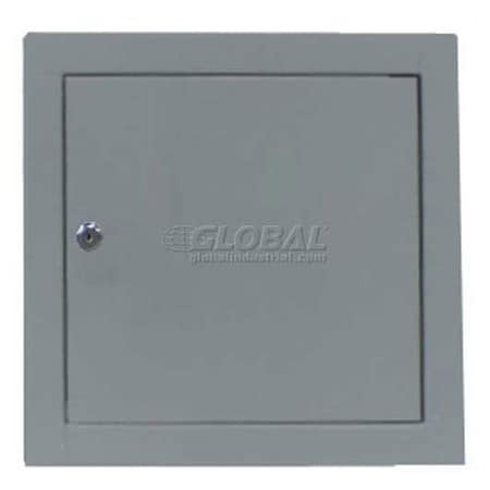 Jl Industries / Activar Multi Purpose Metal Access Panel, Key Lock, 24Wx24H, Gray TM-2424LW